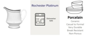 Noritake Rochester Platinum Creamer